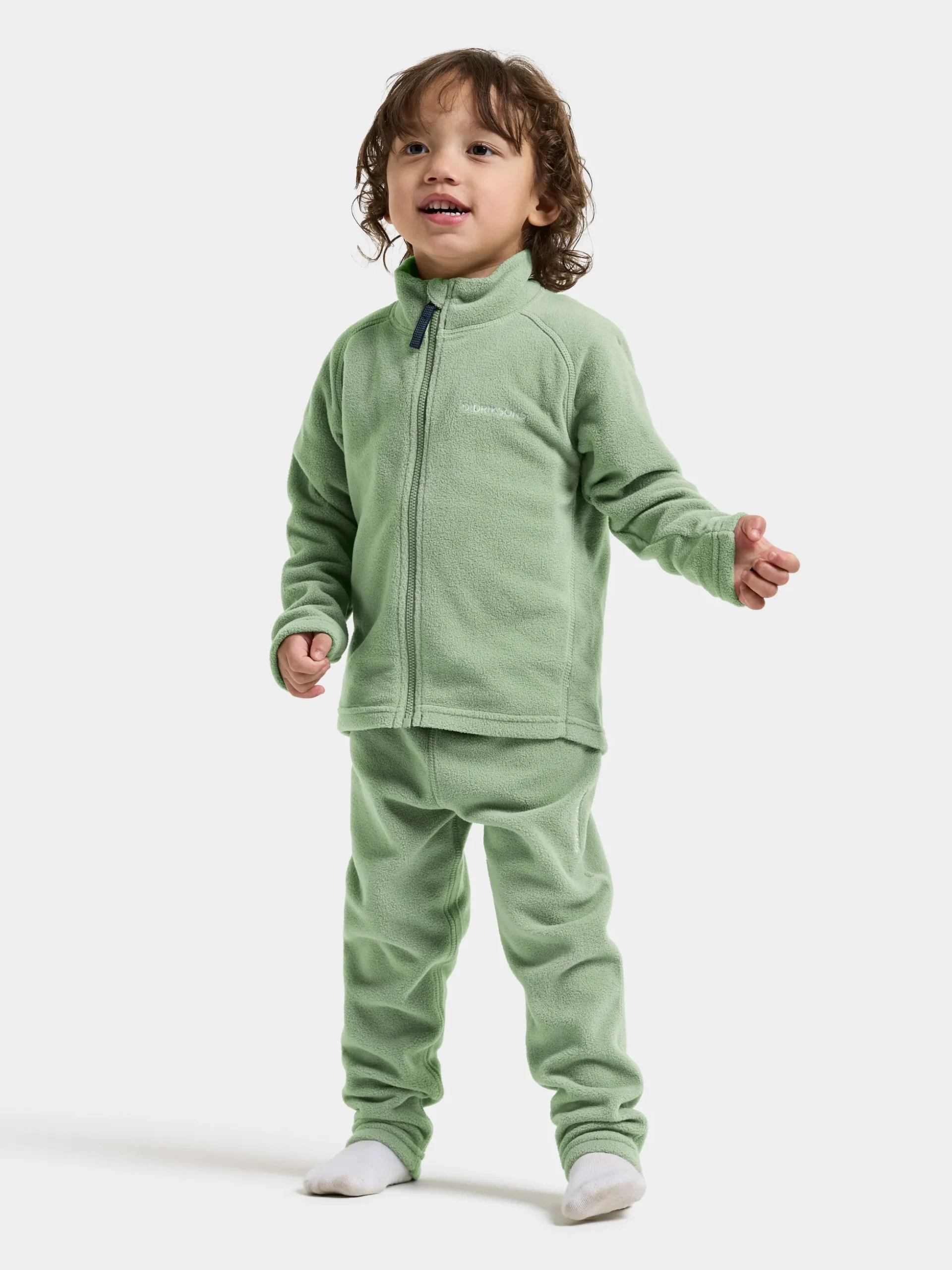Didriksons Monte fleecehousut, Sage Green