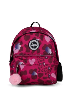 Hype Pink Heart Leopard reppu