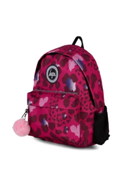 Hype Pink Heart Leopard reppu