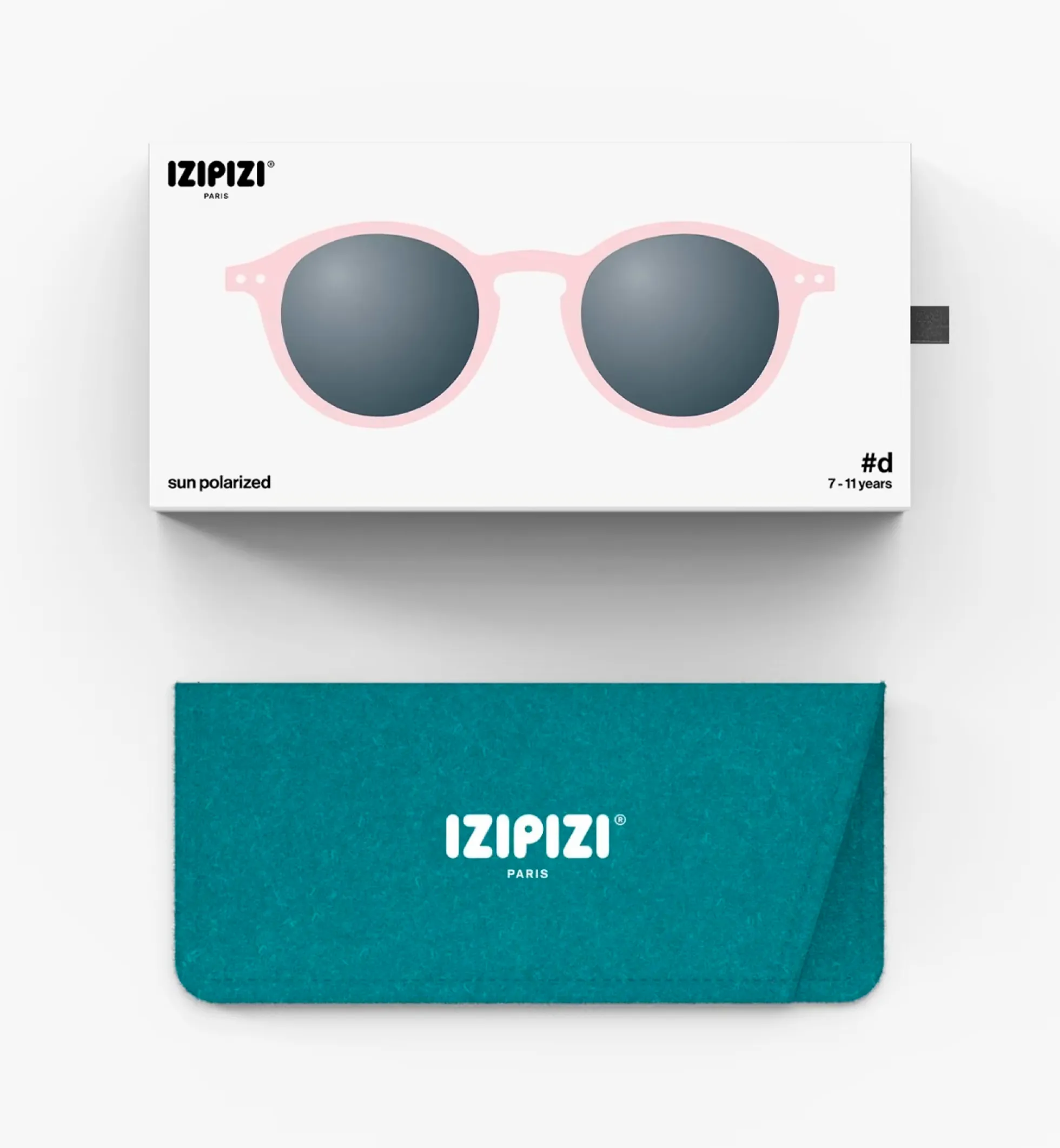 IZIPIZI Junior #d aurinkolasit 7-11 vuotta, Pink Snow