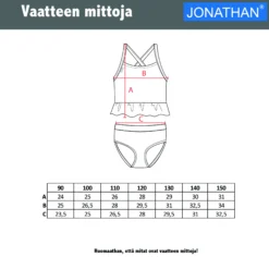 Jonathan aurinkosuoja bikinit