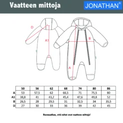 Jonathan baby softshell-haalari
