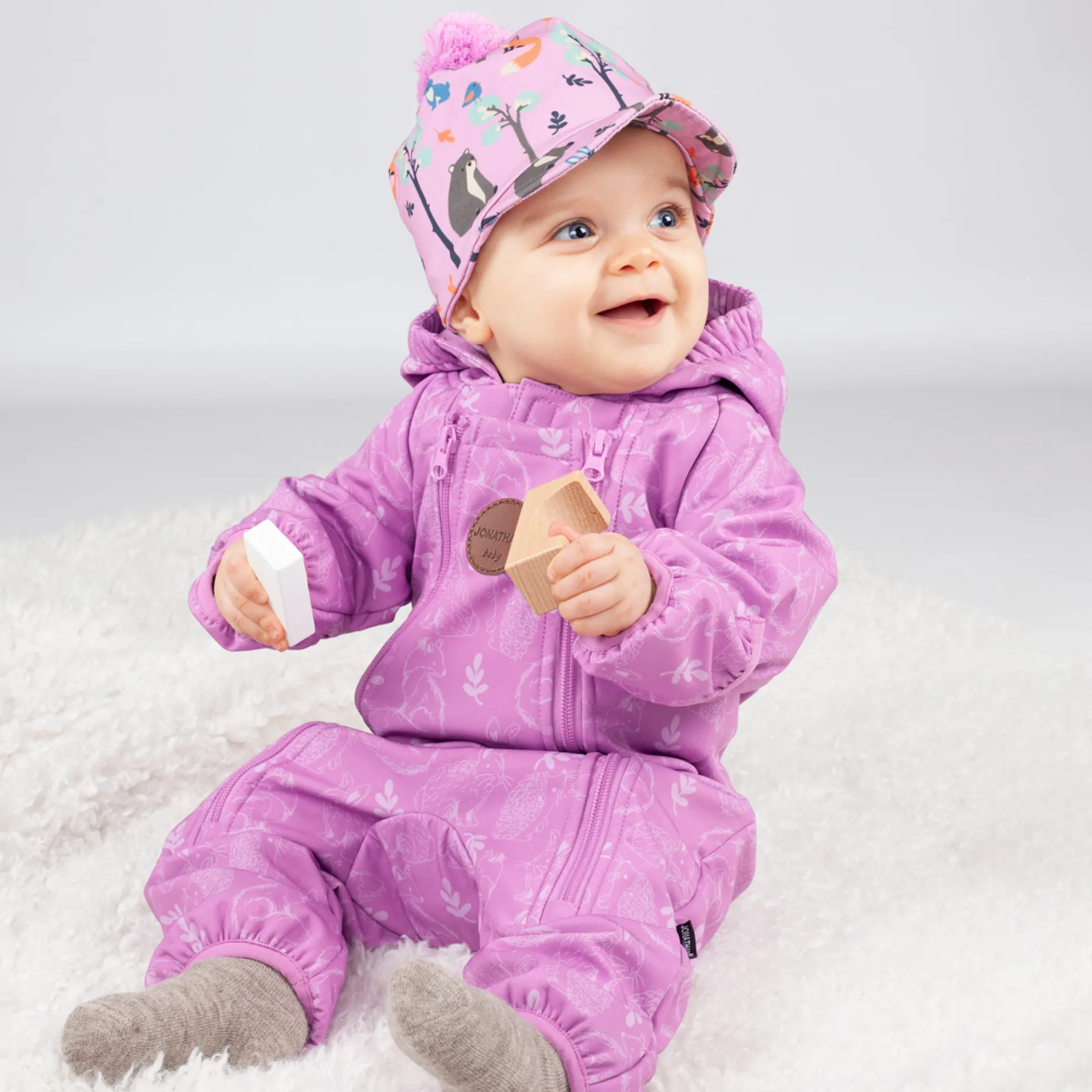 Jonathan Baby softshell-haalari