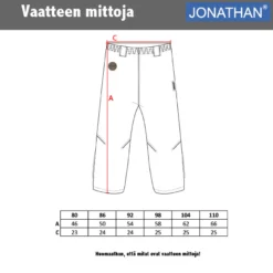 Jonathan softshell-housut