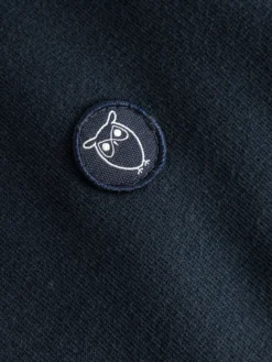 KnowledgeCotton Apparel Owl Badge collegepaita