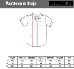 Lilleman lyhythihainen kauluspaita