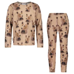 Metsola Bear Pyjama, Hazelnut