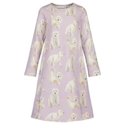 Metsola Polar Bear Yu00f6paita, Icy Lilac