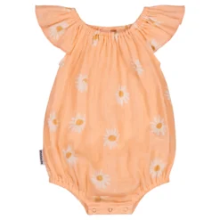Metsola Sweet Daisy musliiniromper, Peachy
