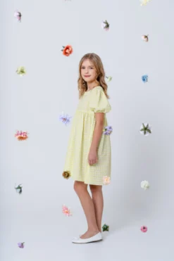 Mingnelin seersucker mekko