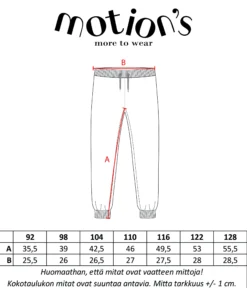 Motion's collegehousut