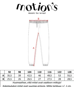 Motion's collegehousut