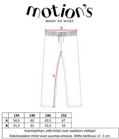 Motion's collegehousut