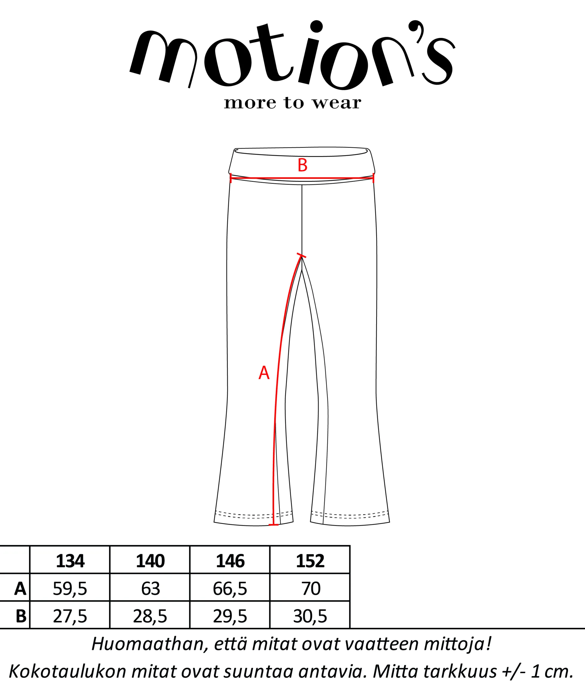 Motion's housut