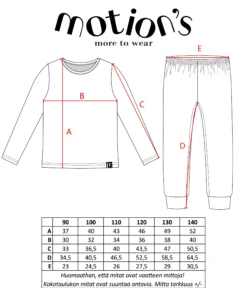 Motion's pyjama
