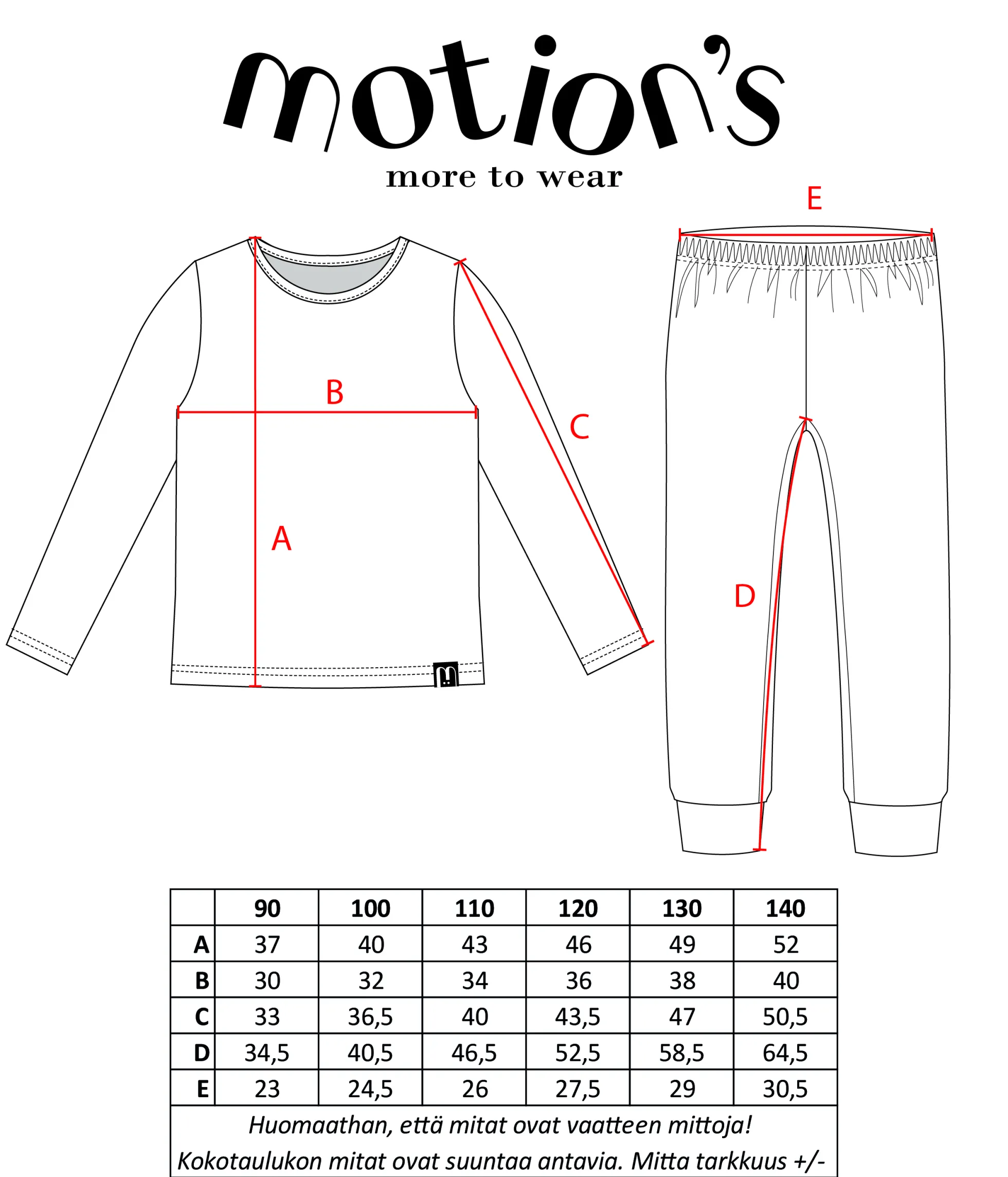 Motion's pyjama