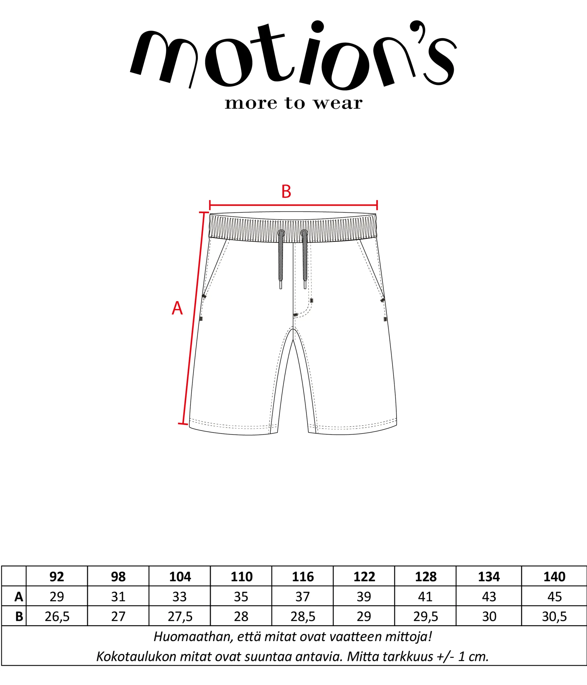 Motion's shortsit