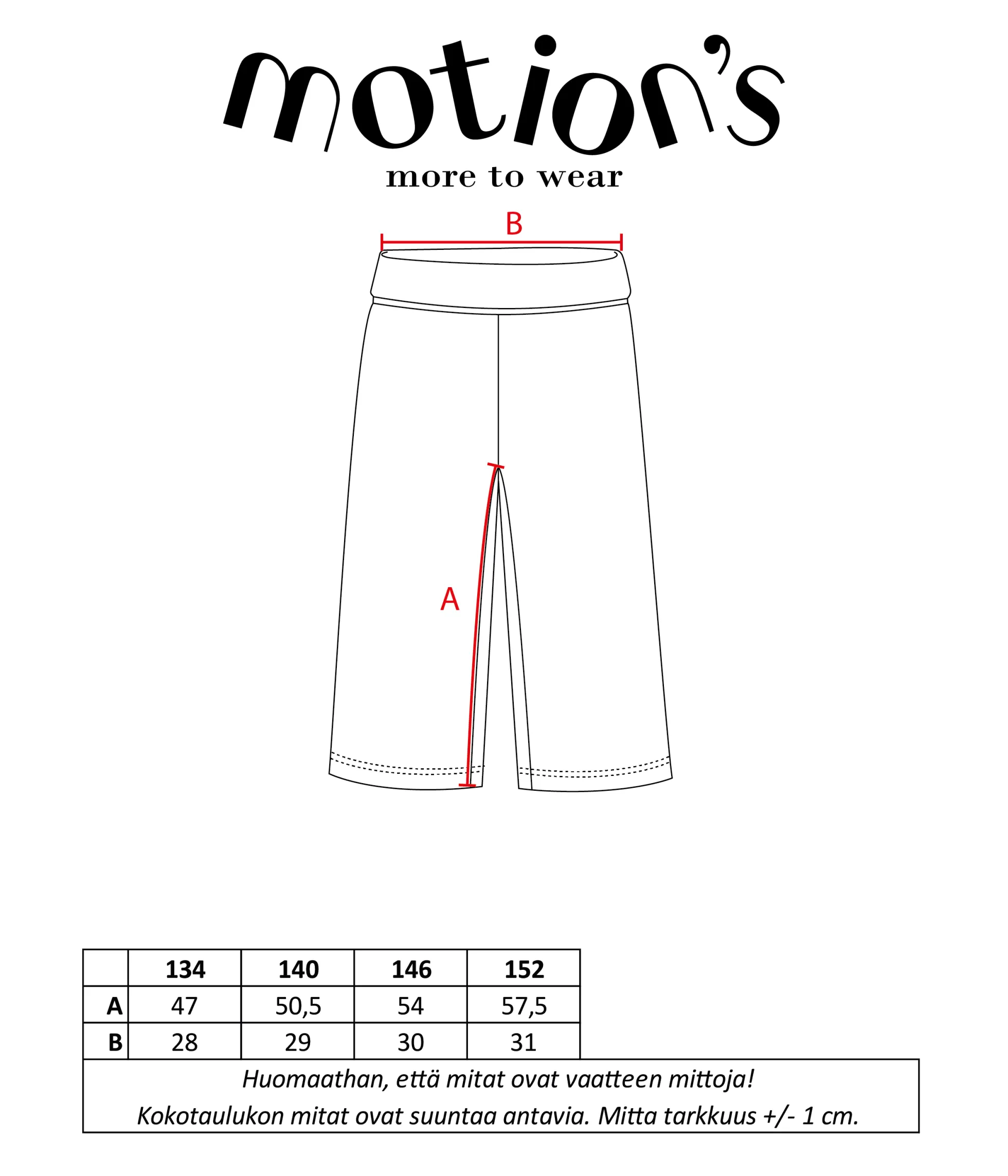 Motionu00b4s culottehousut
