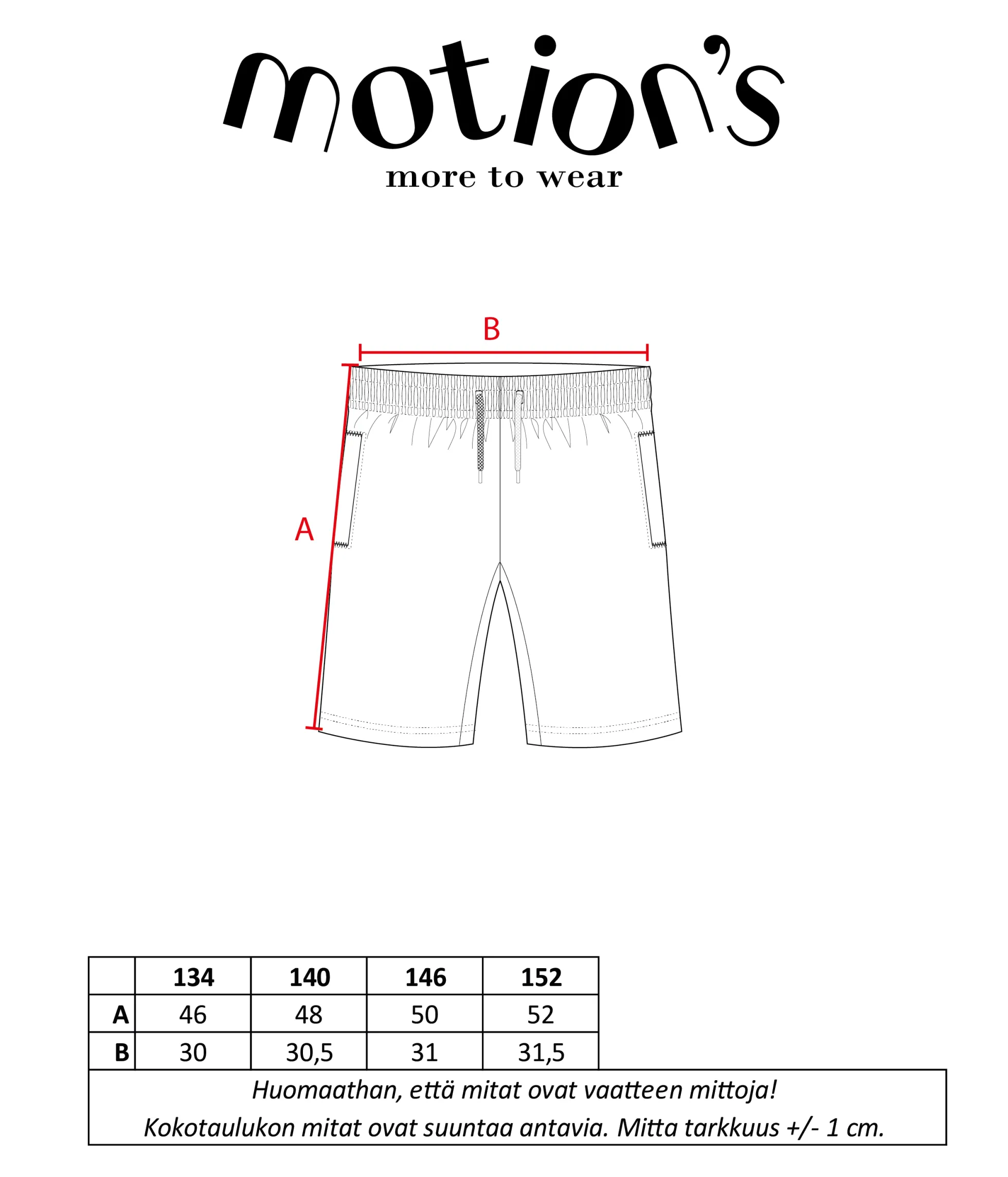 Motionu00b4s shortsit