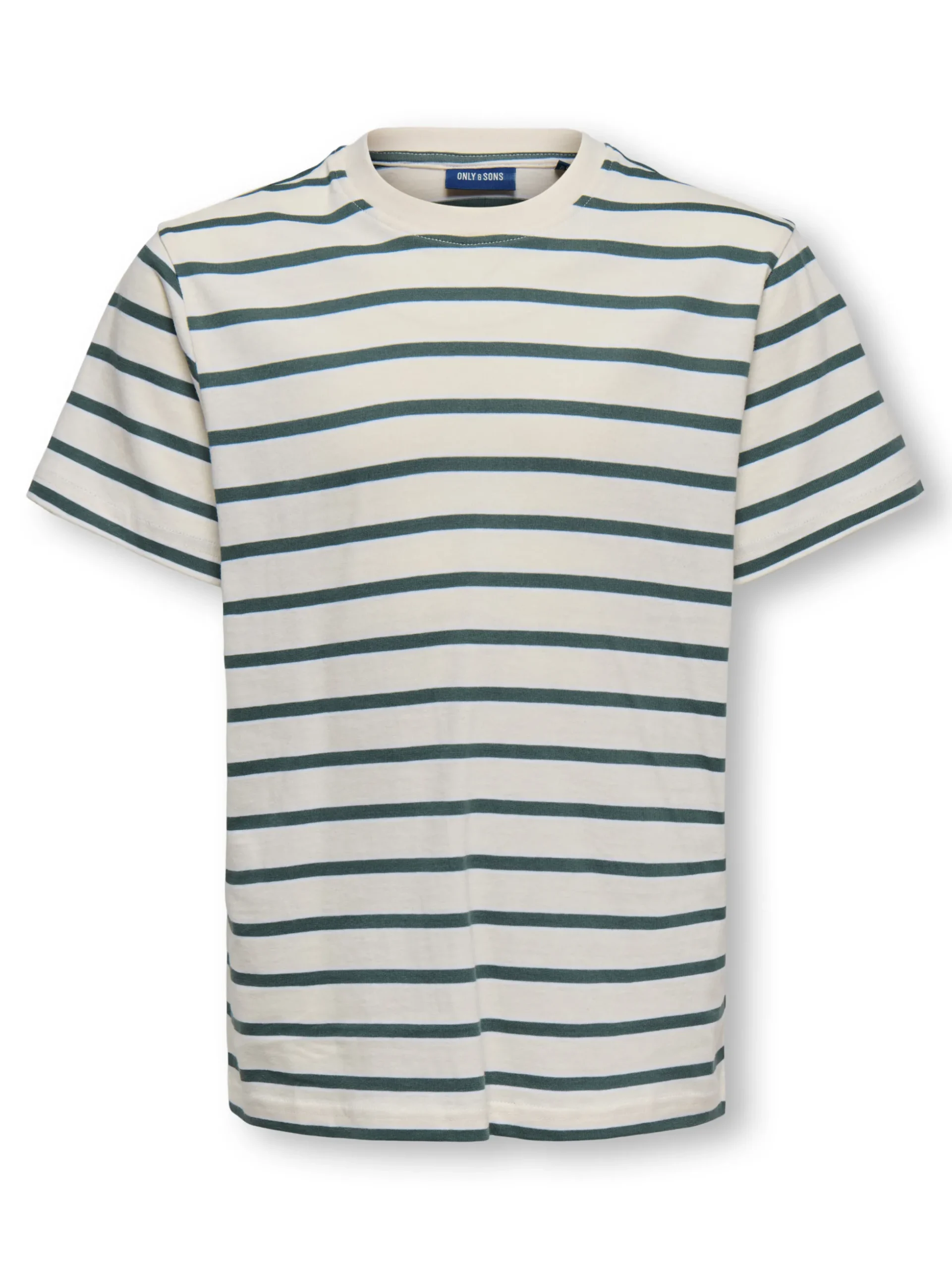Only & Sons Fred raidallinen T-paita, Gardenia