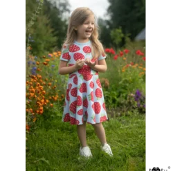 Paapii Sani mekko Polka, vaaleansininen