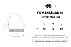 PaaPii tonttulakki, Pitsi