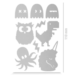 Reflactive Berlin heijastavat tekstiilitarrat Creatures, hopea