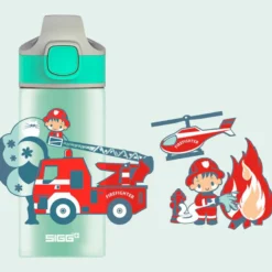 SIGG Miracle Kids juomapullo Fireman, 0,4 L