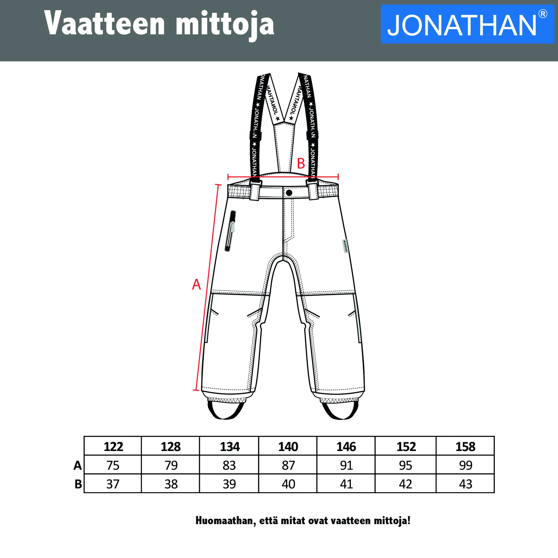 Tu00e4hti Jonathan vu00e4likausihousut D-mitoitus