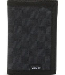 VANS Slipped Checkerboard lompakko, Musta/harmaa