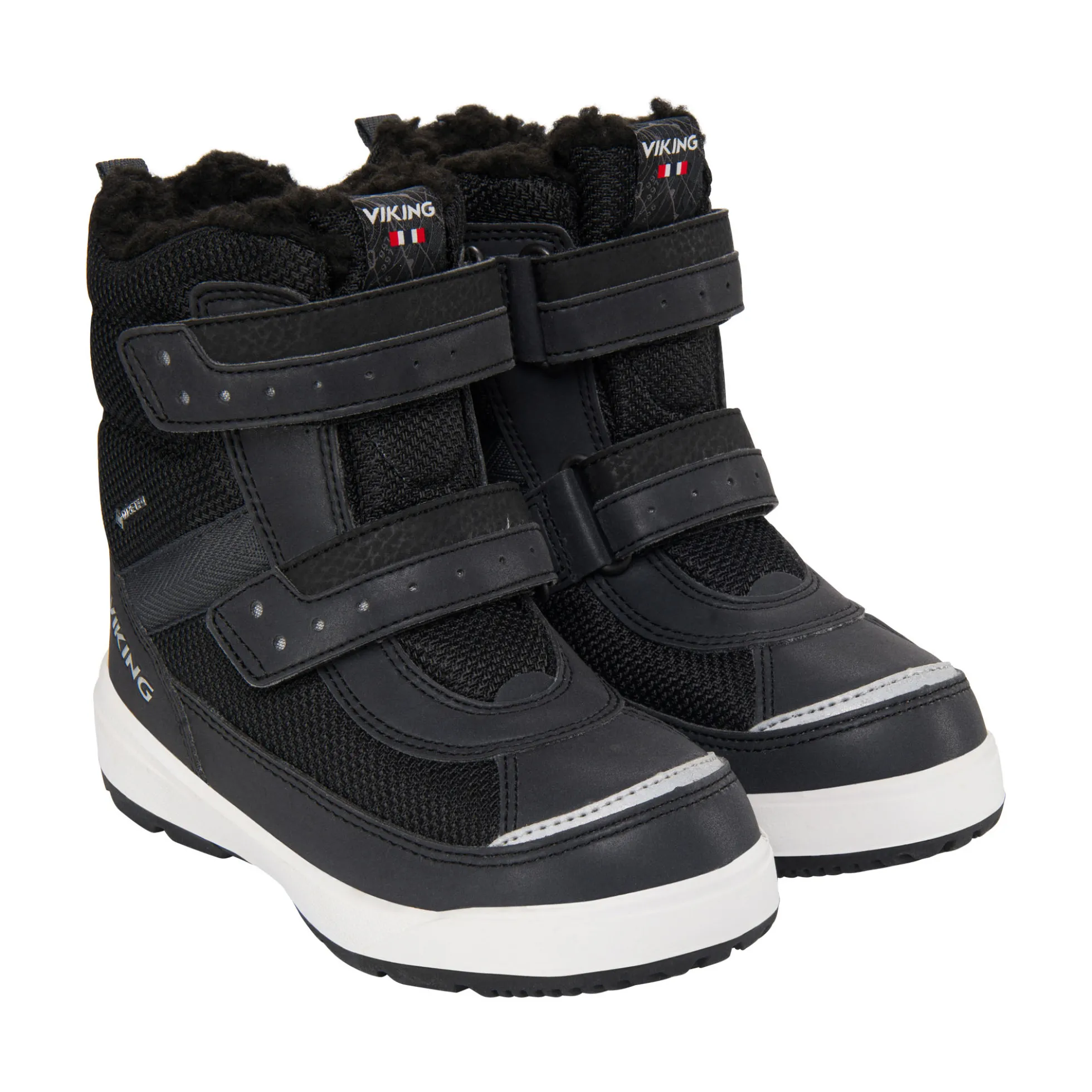 Viking Play Reflex Warm GTX 2V talvikengu00e4t, Musta